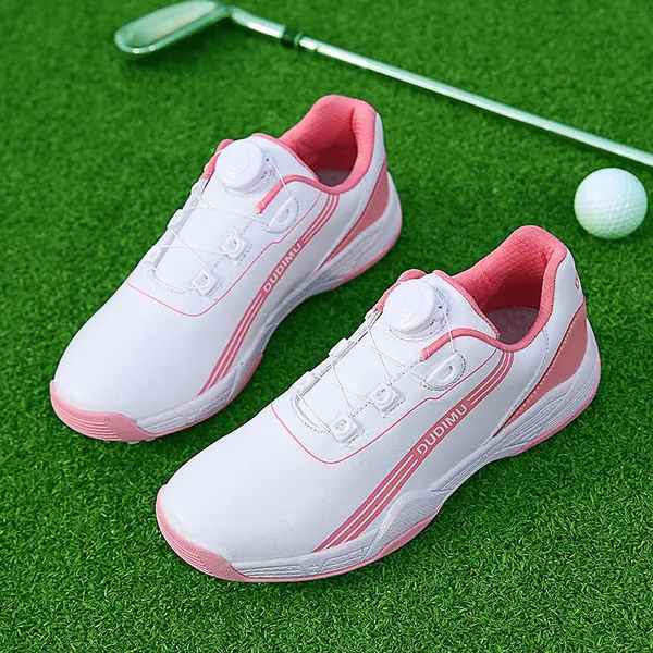 Dial-lace golf shoe