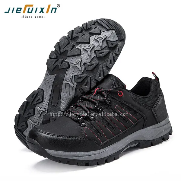 Low hiking shoe, black and grey