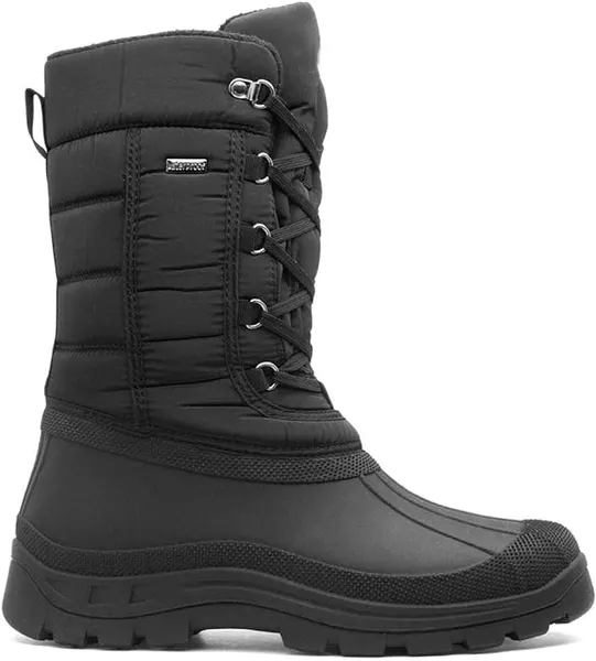 Tall lace-up snow boot