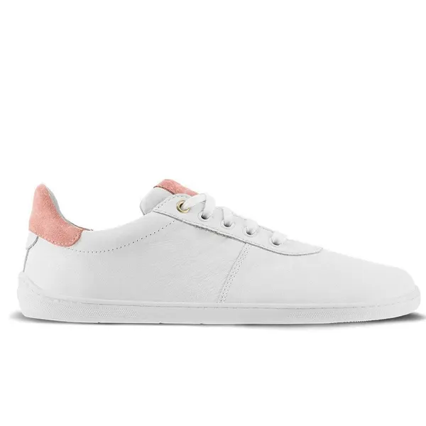Leather barefoot sneaker, white