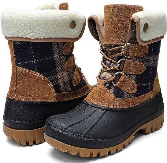 Duck-toe winter boot