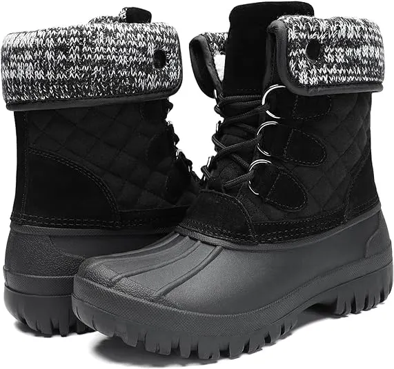 Duck-toe winter boot