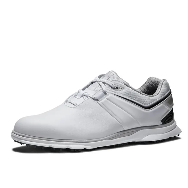 Dial-lace golf shoe, white