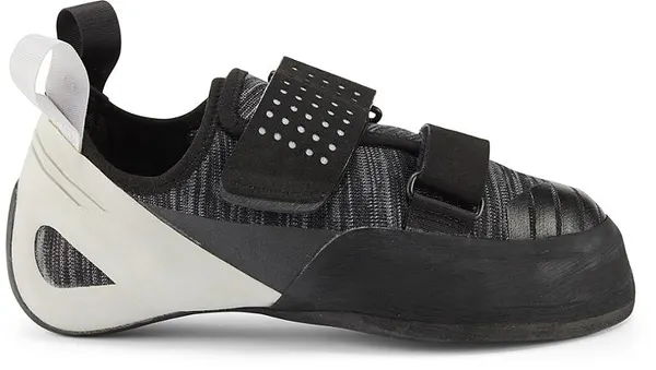 Knit single-strap climbing shoe