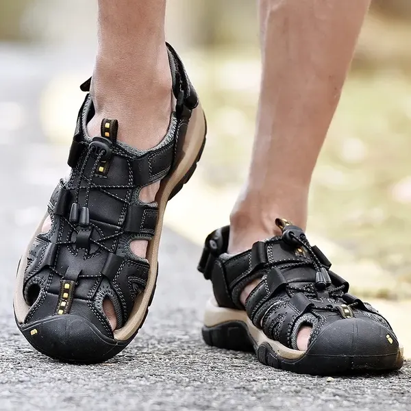 Closed-toe hiking sandal