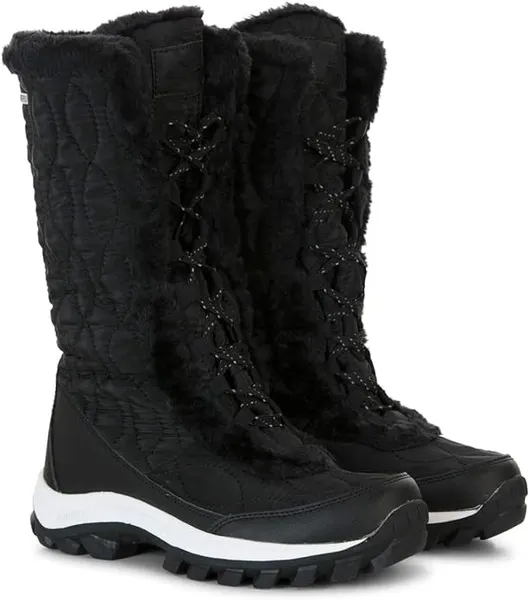 Tall quilted snow boot