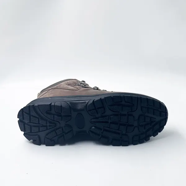 Suede hiking boot, taupe