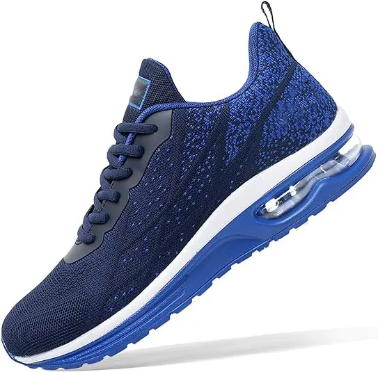 Air-cushion running shoe, navy
