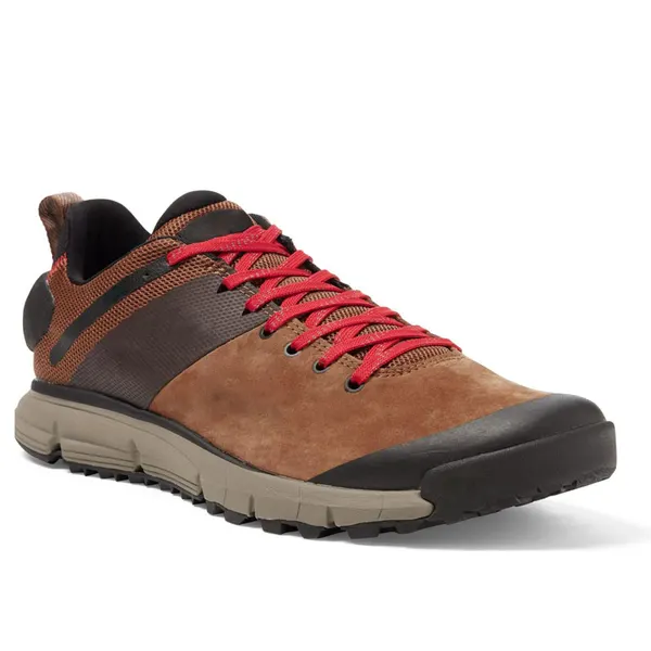 Leather hiking shoe, brown
