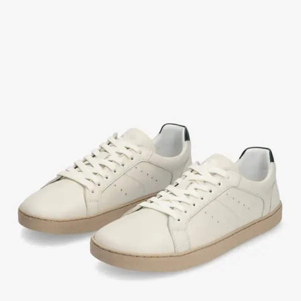 Leather barefoot court sneaker