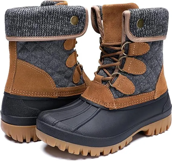 Duck-toe winter boot