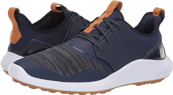 Knit golf shoe, navy