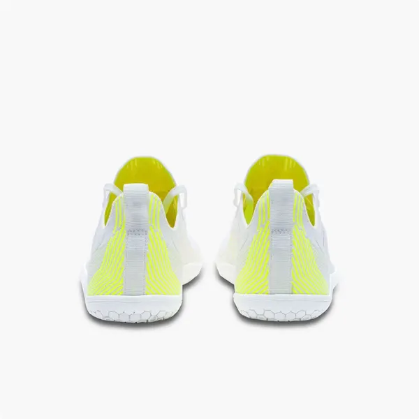 Mesh barefoot trainer, white and lime