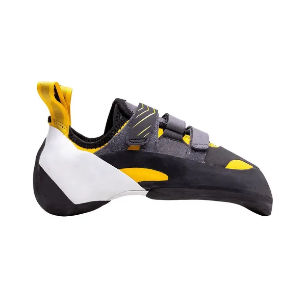 Three-strap climbing shoe, charcoal