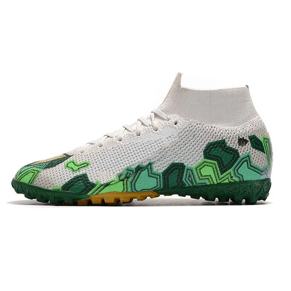 Camo sock-collar turf football boot
