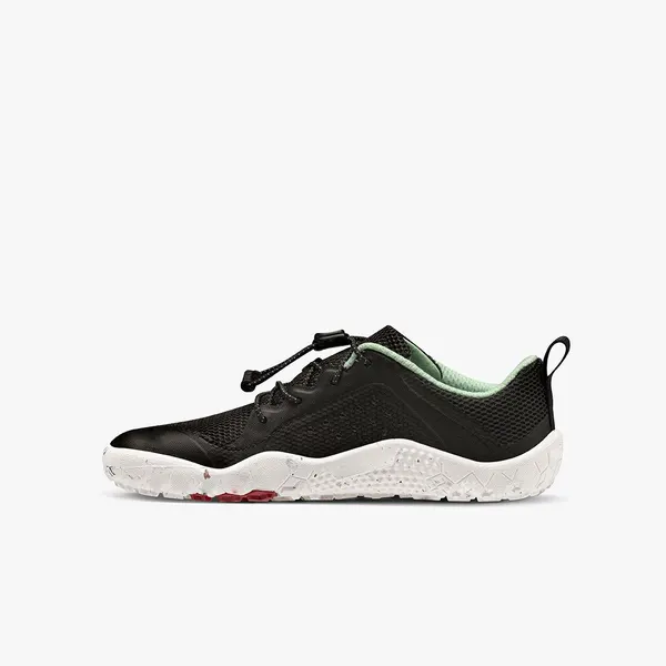 Kids’ barefoot trail shoe, black