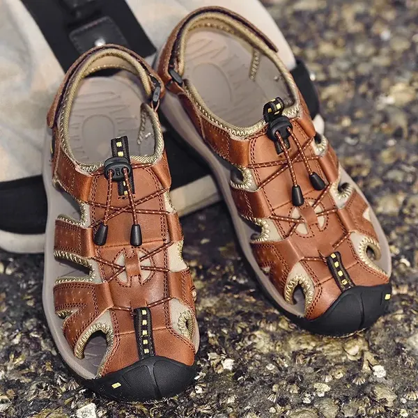 Closed-toe hiking sandal