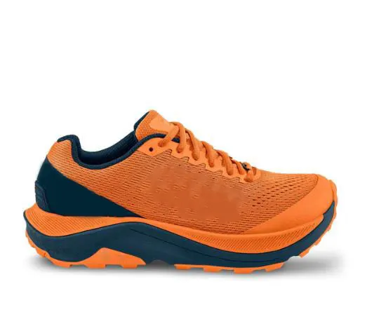 Trail running shoe, orange