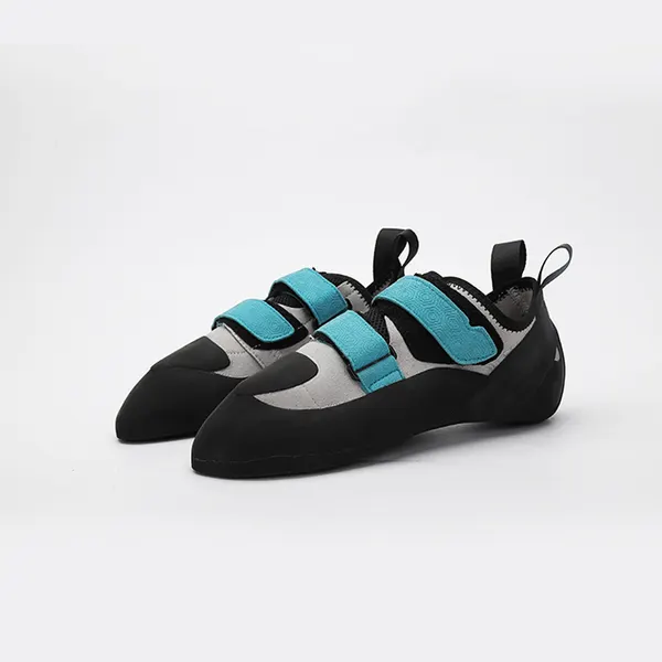 Three-strap climbing shoe