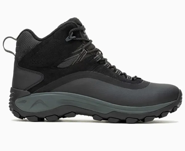 Waterproof mid hiking boot, black