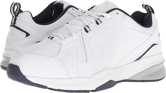 Leather cross-trainer, white