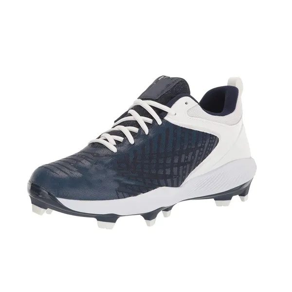 Molded baseball cleat