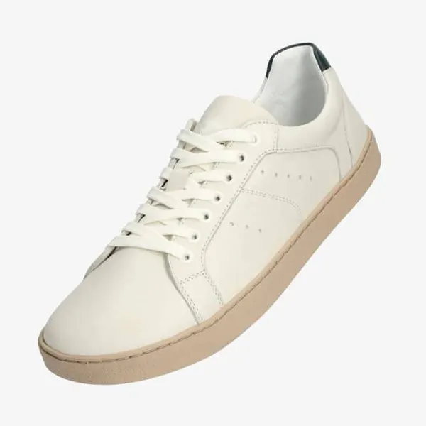 Leather barefoot court sneaker