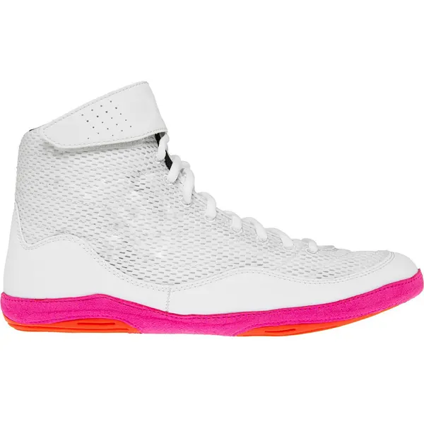 High-top wrestling shoe, white