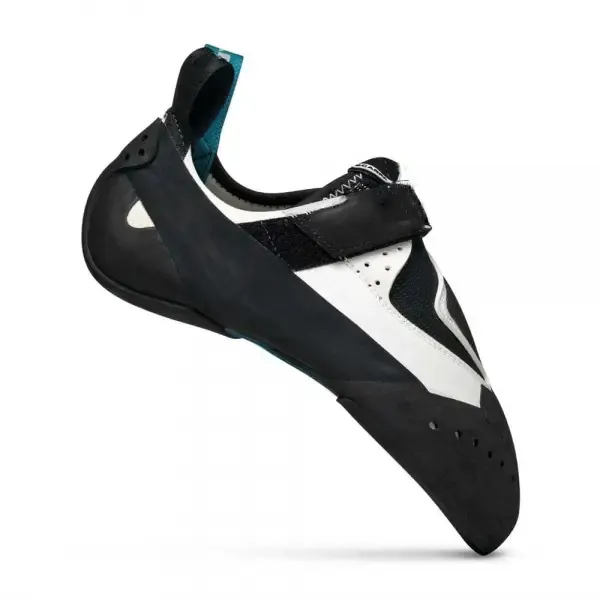 Hook-and-loop climbing shoe
