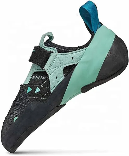 Downturned climbing shoe, mint