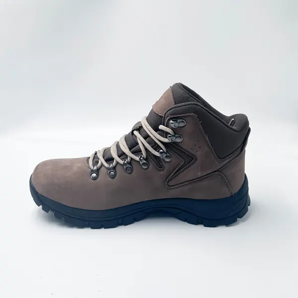 Suede hiking boot, taupe