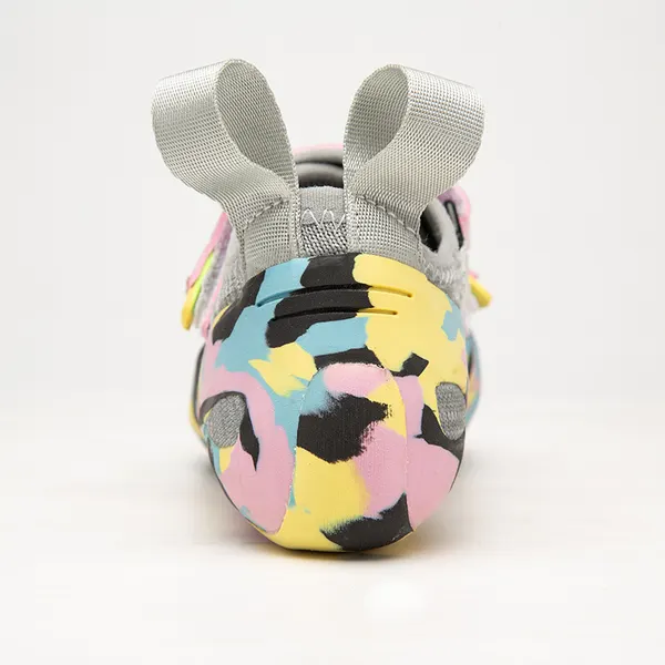 Pastel camo climbing shoe