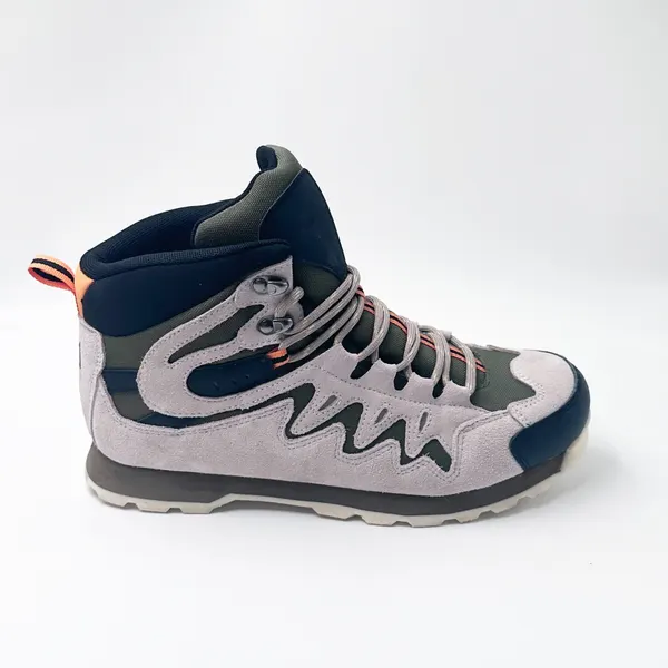 Mid-cut hiking boot, lilac and navy