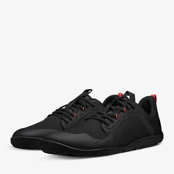 Barefoot trainer, black with red tabs