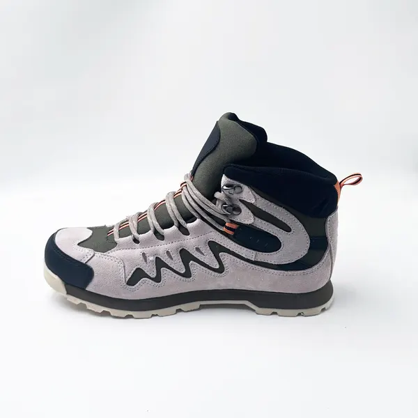 Mid-cut hiking boot, lilac and navy